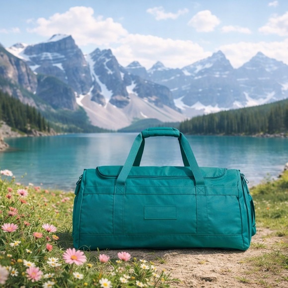 Gymshark Handbags - Gymshark Duffel Bag Active Holdall Small Functional Teal Gym Bag NEW
